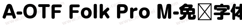 A-OTF Folk Pro M字体转换
